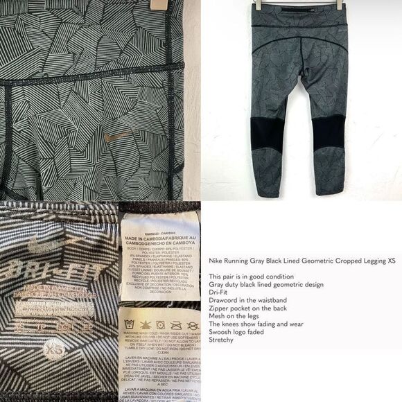 Nike Leggings Bundle Lot of 3 XS and Small - Picture 5 of 7